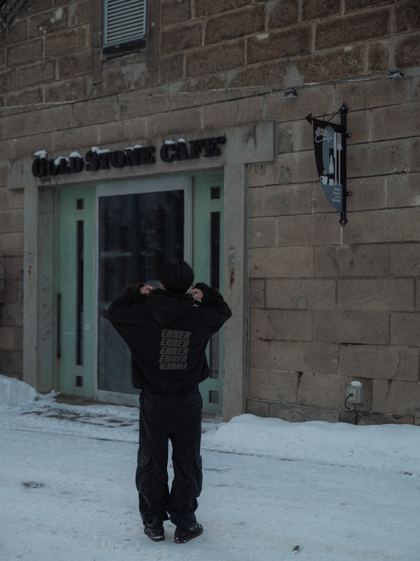 Drop1. ERRER Hoodie / BLACK