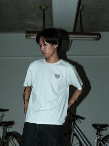 Drop.2 Heart Tee / WHITE