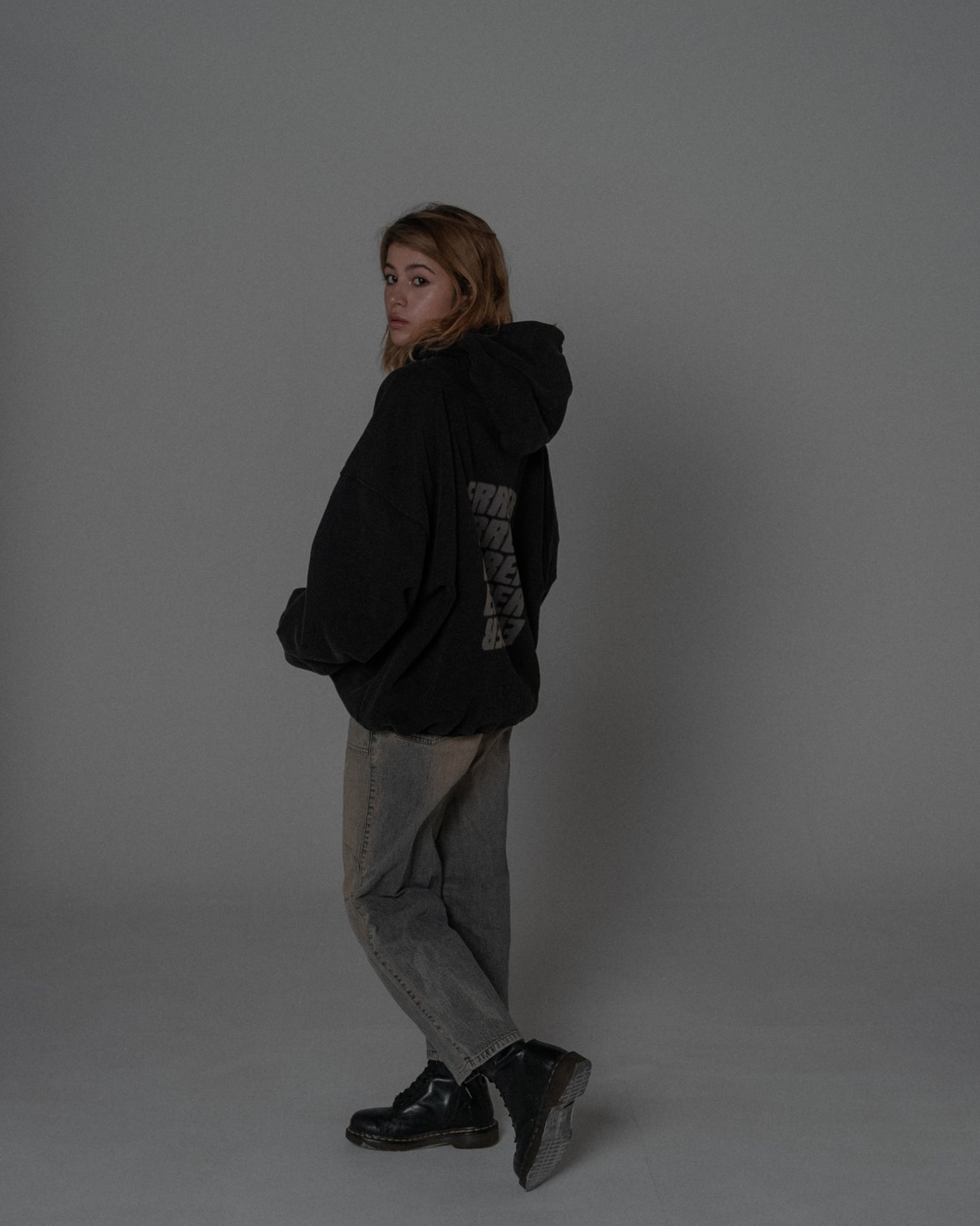 Drop1. ERRER Hoodie / BLACK