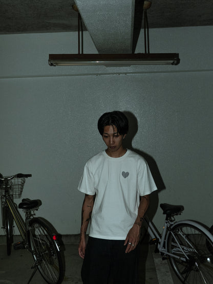 Drop.2 Heart Tee / WHITE