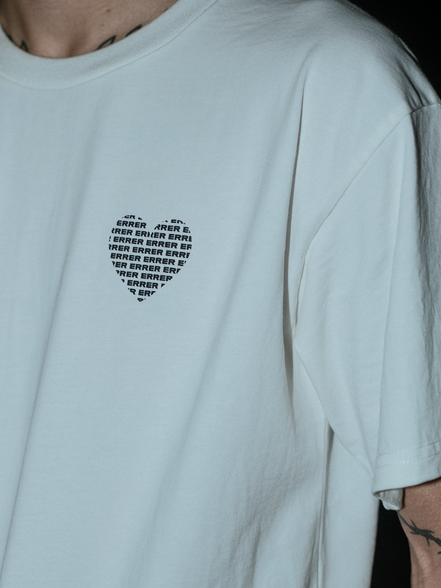 Drop.2 Heart Tee / WHITE