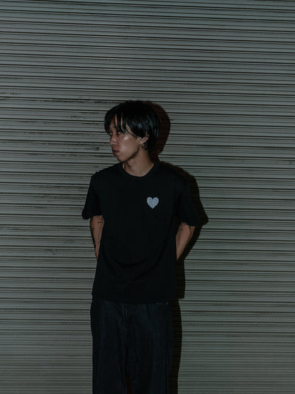 Drop.2 Heart Tee / BLACK