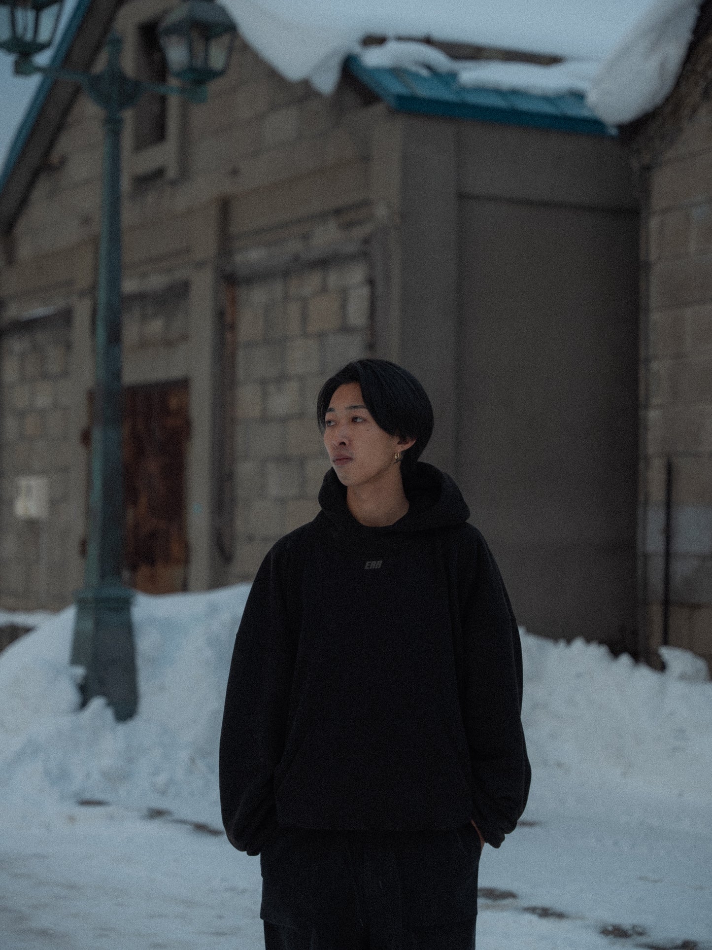 Drop1. ERRER Hoodie / BLACK