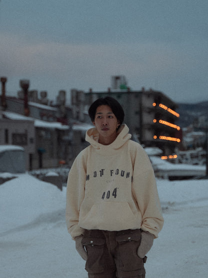 Drop1. 404 Hoodie / CREAM