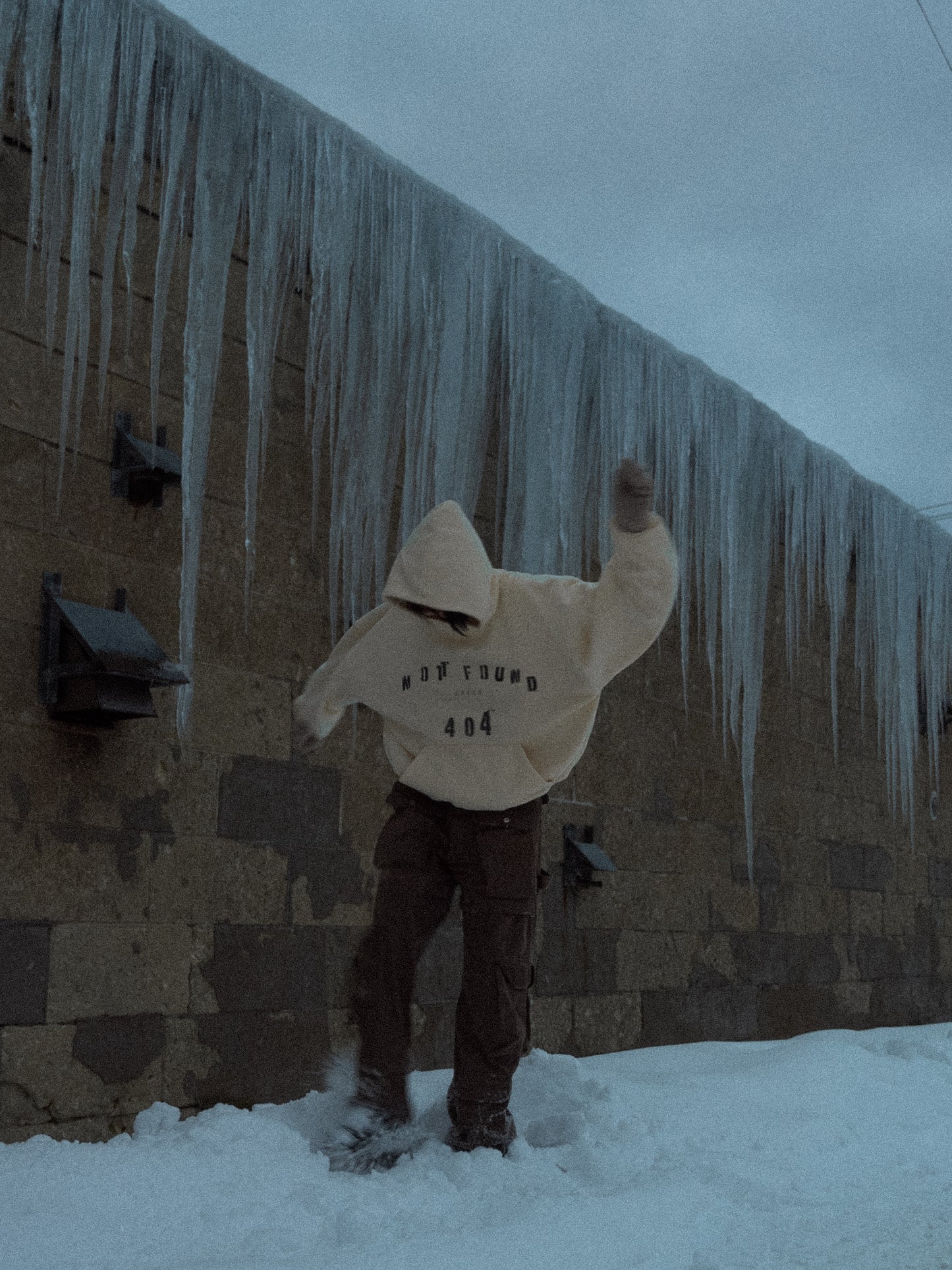 Drop1. 404 Hoodie / CREAM