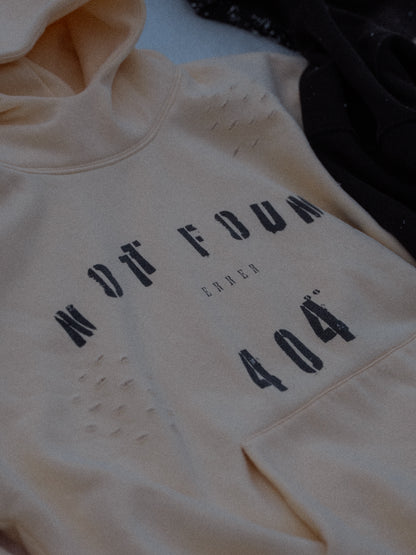 Drop1. 404 Hoodie / CREAM