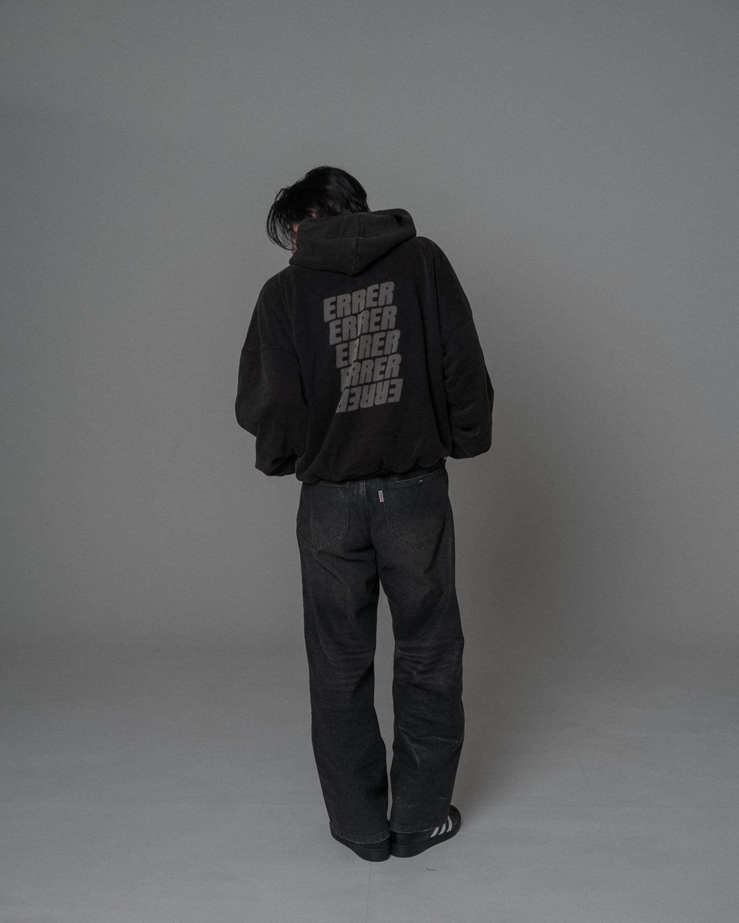 Drop1. ERRER Hoodie / BLACK