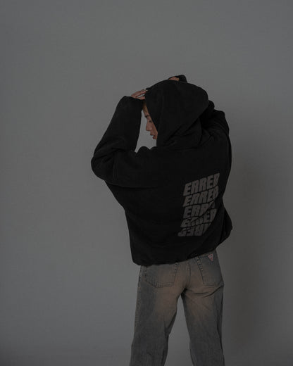 Drop1. ERRER Hoodie / BLACK