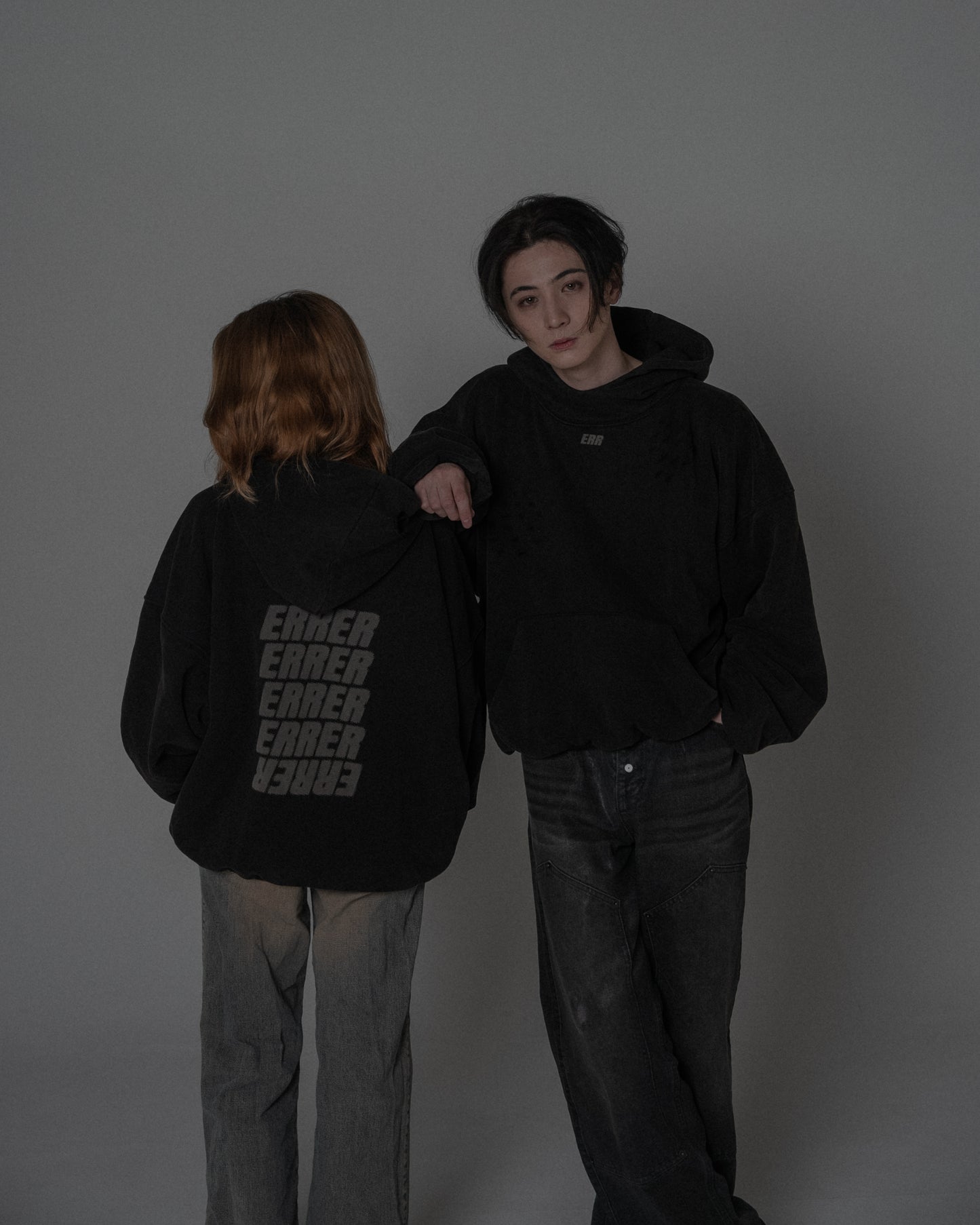 Drop1. ERRER Hoodie / BLACK
