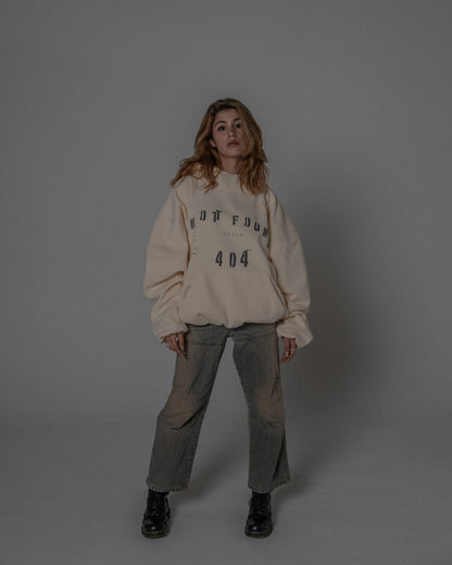 Drop1. 404 Hoodie / CREAM