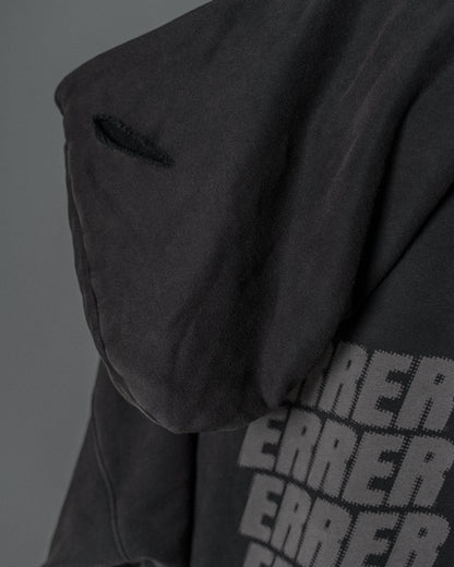Drop1. ERRER Hoodie / BLACK
