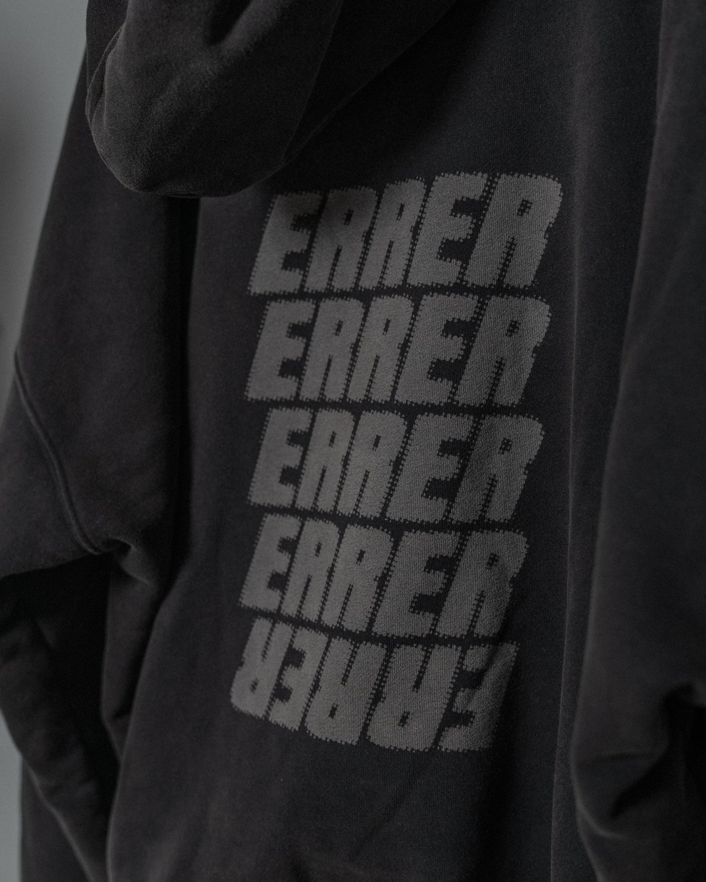 Drop1. ERRER Hoodie / BLACK
