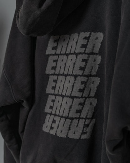 Drop1. ERRER Hoodie / BLACK