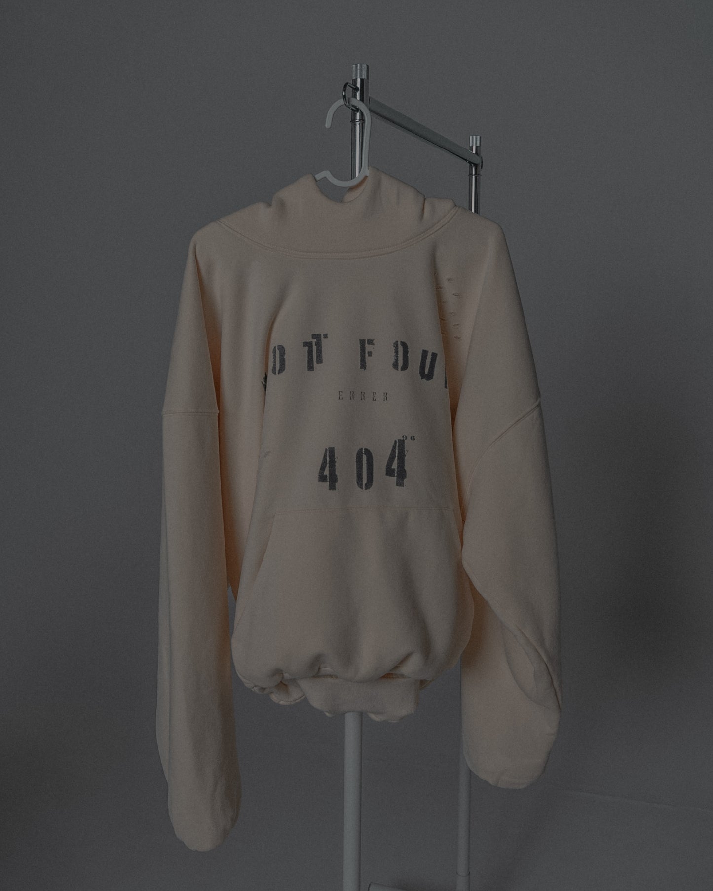 Drop1. 404 Hoodie / CREAM