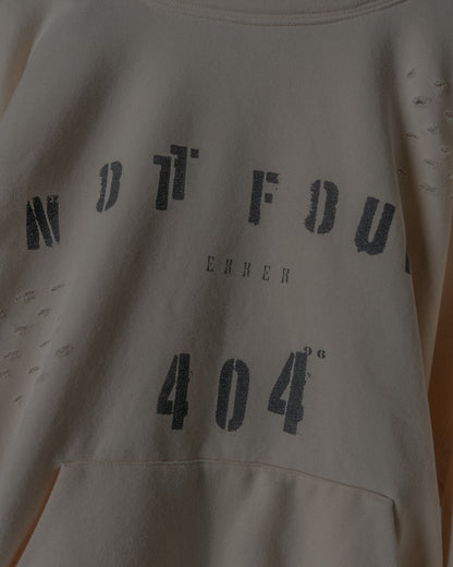 Drop1. 404 Hoodie / CREAM