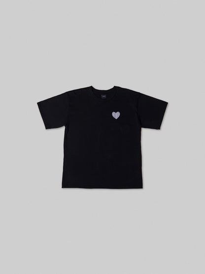 Drop.2 Heart Tee / BLACK