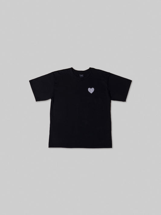 Drop.2 Heart Tee / BLACK